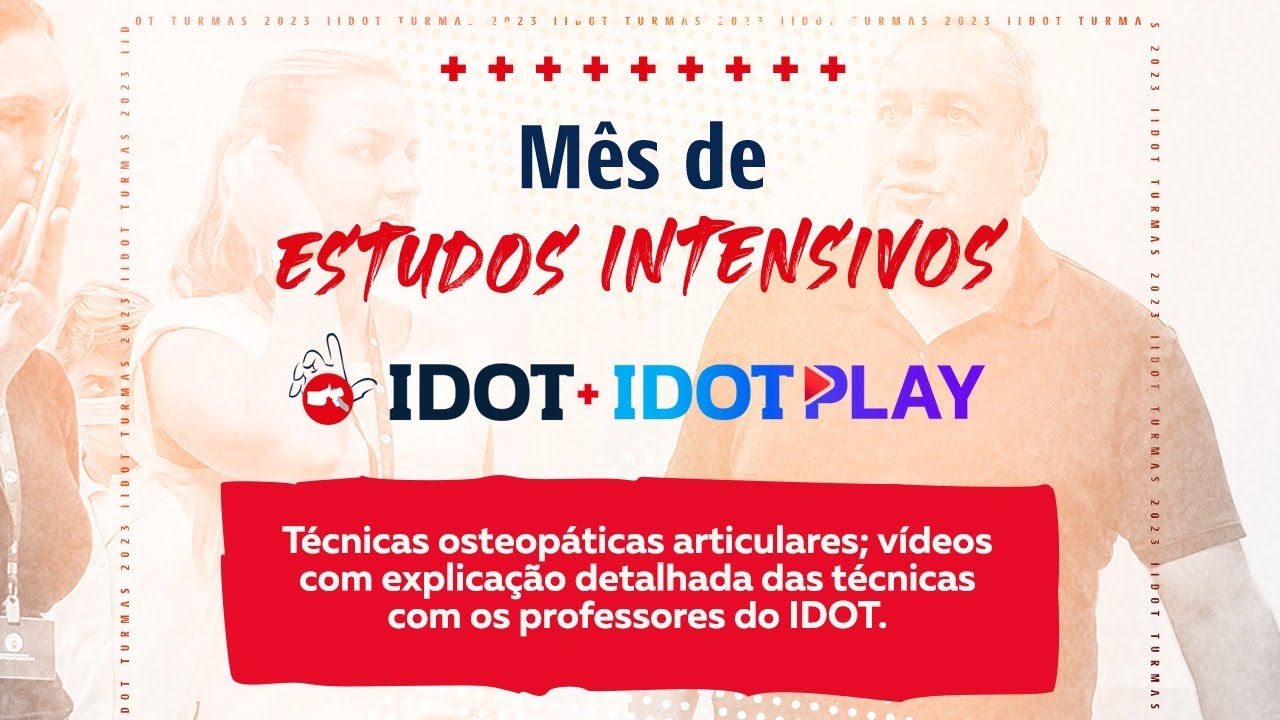 Estudos Intensivos IDOT #6 - Técnicas osteopáticas articulares, com Zezé, D.O e Leonardo, D.O.