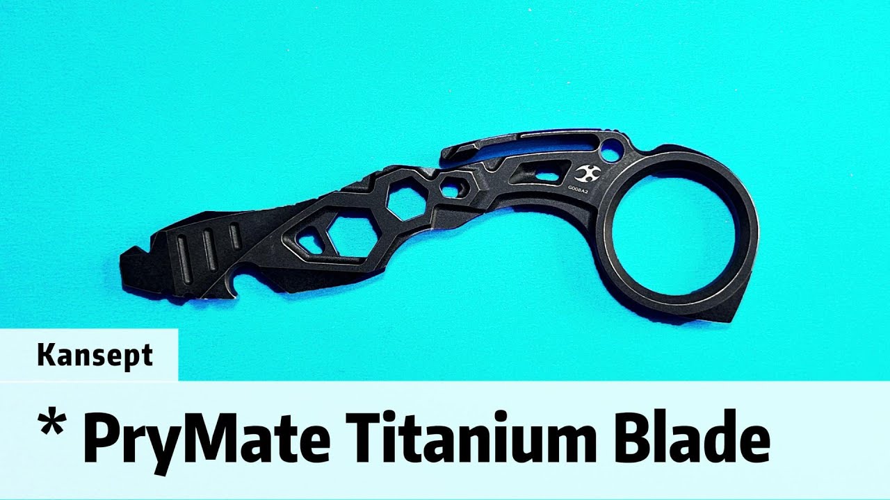 Kansept PryMate Bronze Anodized Titanium EDC Pry Bar#edc #kansept #tools