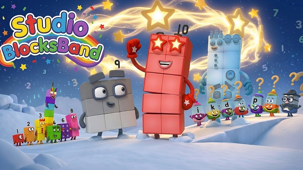A Magical Winter Adventure with Living Numbers! ☃️✨ | Learn to Count - Numberblocks