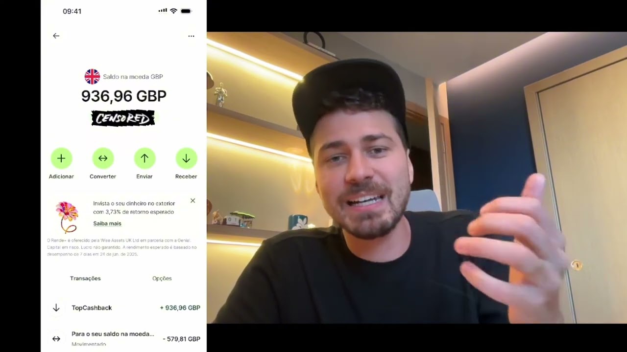 Como sacar o saldo TopCashback via Wise - Passo a Passo