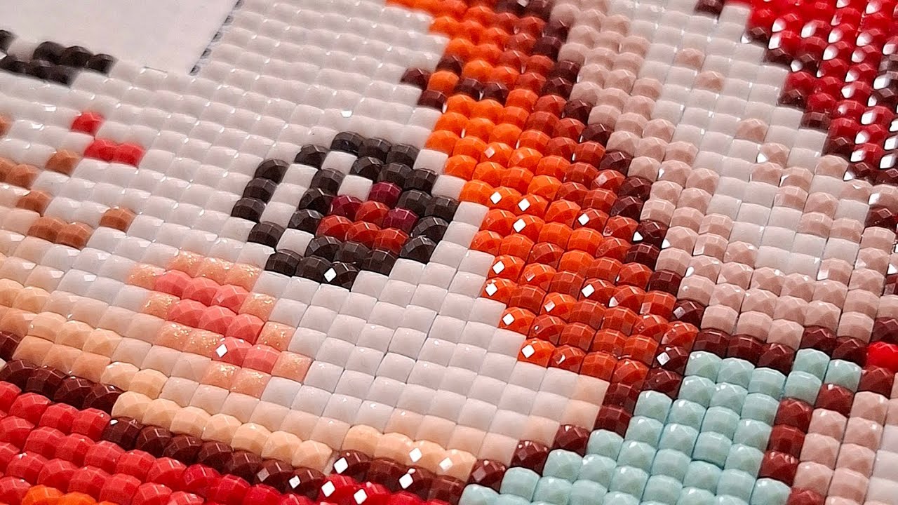ASMR Diamond Painting - Start to Finish - Part 3 - Satisfying and Relaxing - Oraloa Christmas 