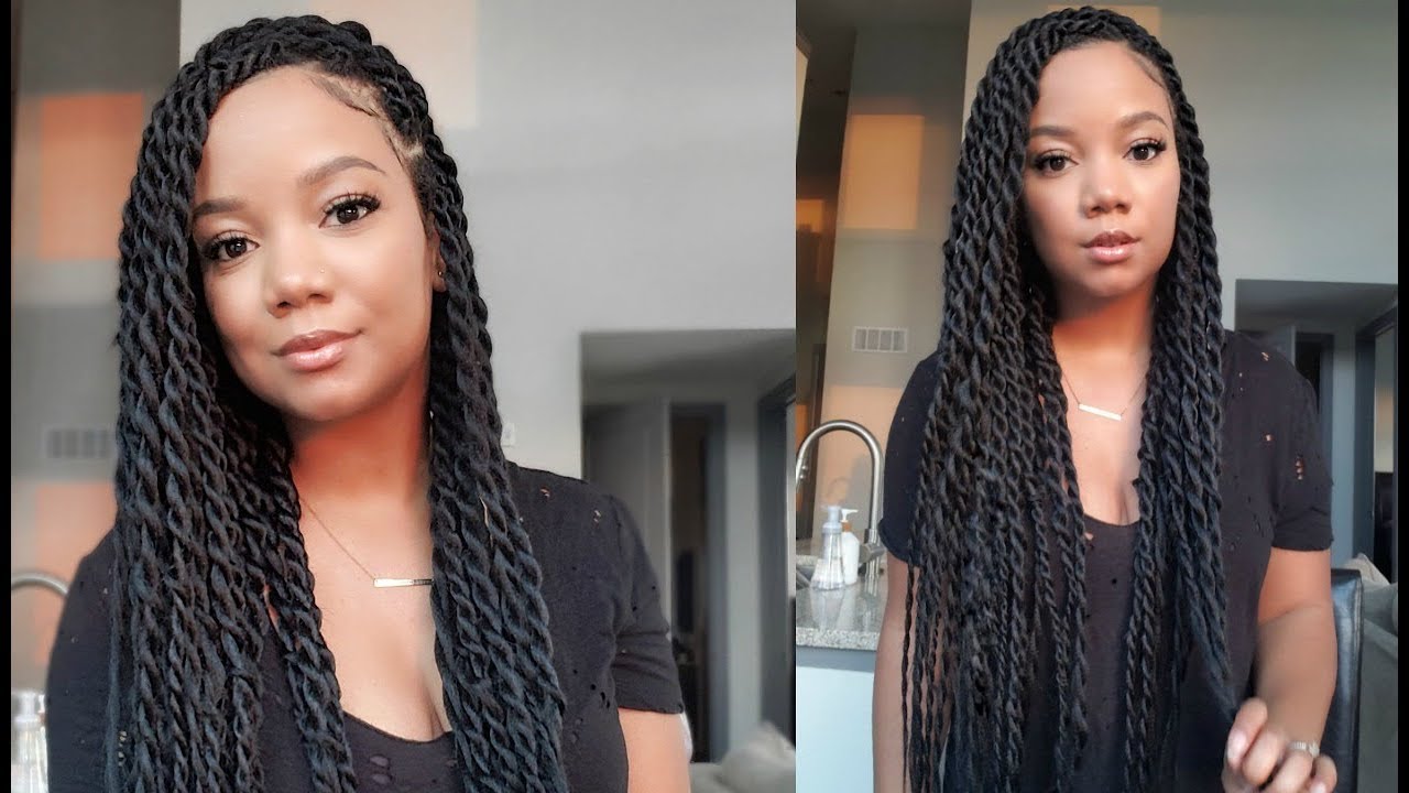 SAVE YOUR EDGES! | FIRST SENEGALESE TWIST OF 2019 | JANET COLLECTION BRAIDING HAIR