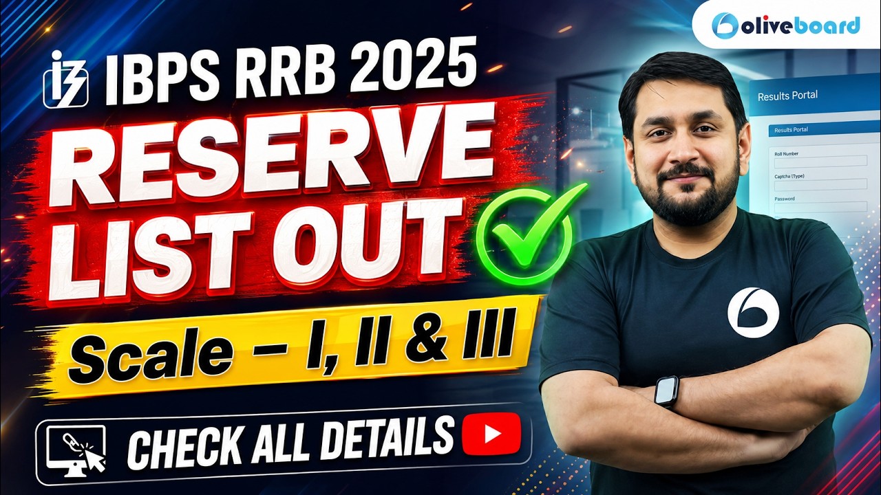 IBPS RRB Reserve List 2025 Out | Scale 1, 2 & 3 Final Update | Check All Details | Oliveboard