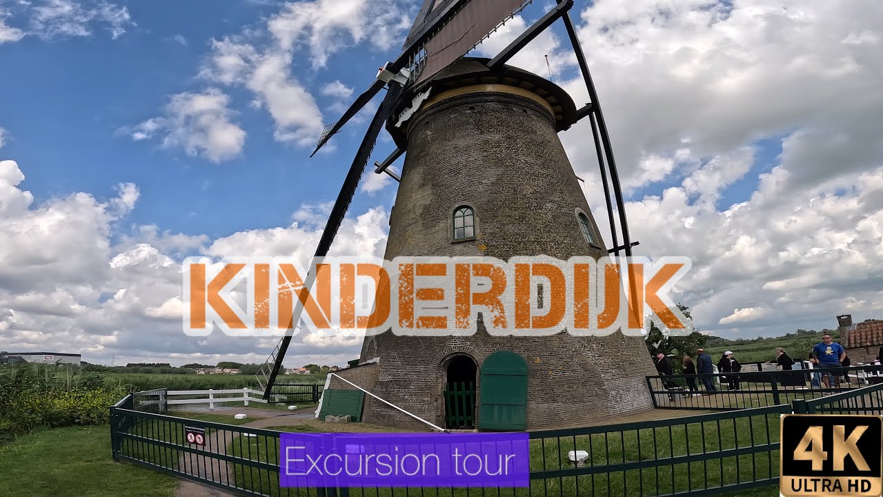 🇳🇱 Dutch Windmill Tour | Kinderdijk Windmills [4K] | UNESCO World Heritage | GoPro 13 Walking Tour