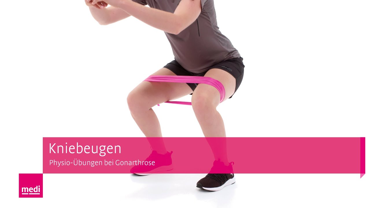 Leichte Kniebeugen | &Uuml;bungen bei Arthrose im Knie - Gonarthrose Einlagen