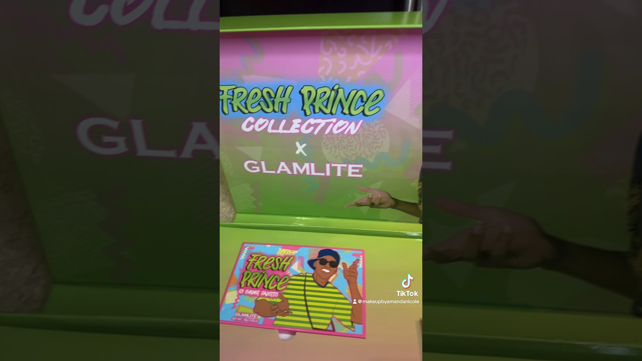 Glamlite X fresh prince collection #glamlite #glamlitexfreshprince #freshprinceofbelair #makeup