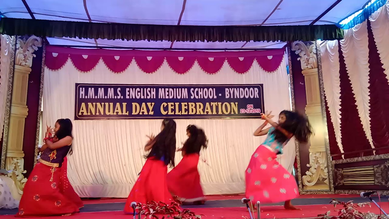 4th std students Dance   Annualday celebration on 2019-20