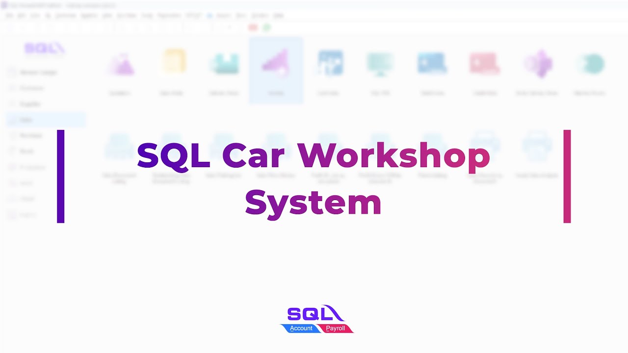 SQL Car Work Shop System