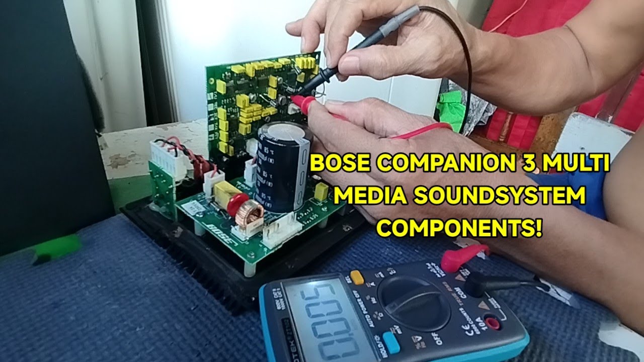 P2 - BOSE COMPANION 3. NO AUDIO with  CONTROL POD indicator. Tutorial for newbies