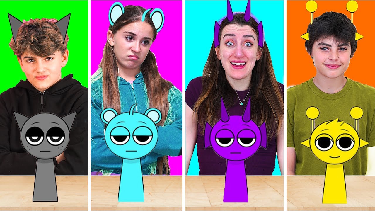 GIOCHIAMO A SPRUNKI NELLA VITA REALE  SLIME CHALLENGE!!!