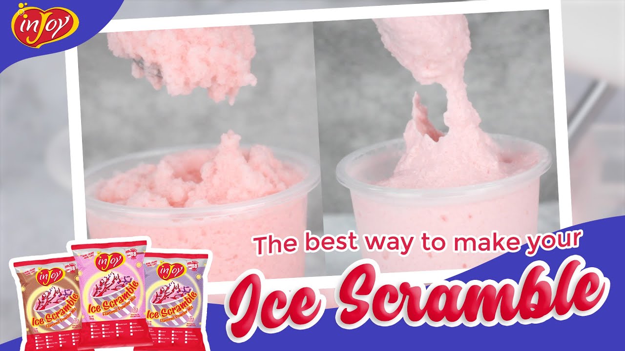 The best way to make Ice Scramble | inJoy Philippines Official