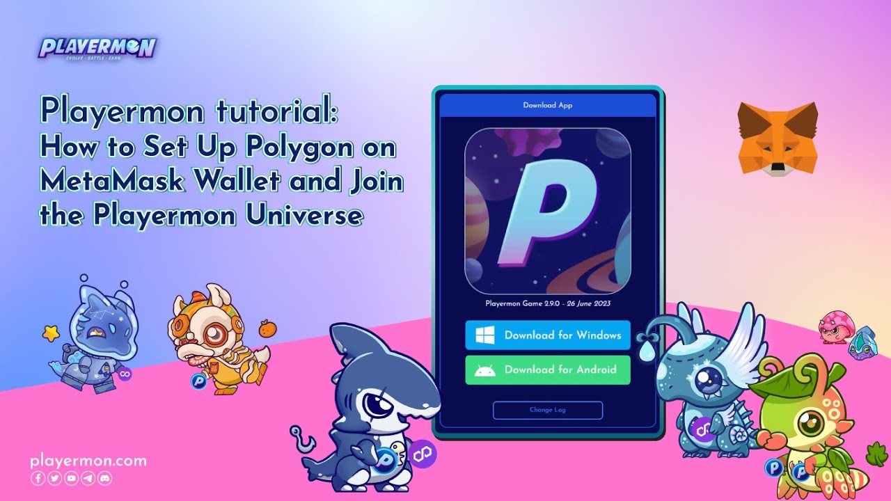 Playermon Tutorial :How to Set Up Polygon on MetaMask Wallet,Buy PYM and Join Playermon Universe