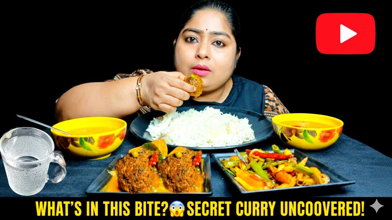 Beef Kofta Curry aur Garam Garam Dal Chawal! 🍖 Aaj Toh Pet Bhar Ke Khaya! | Eating Beef | #mukbang |