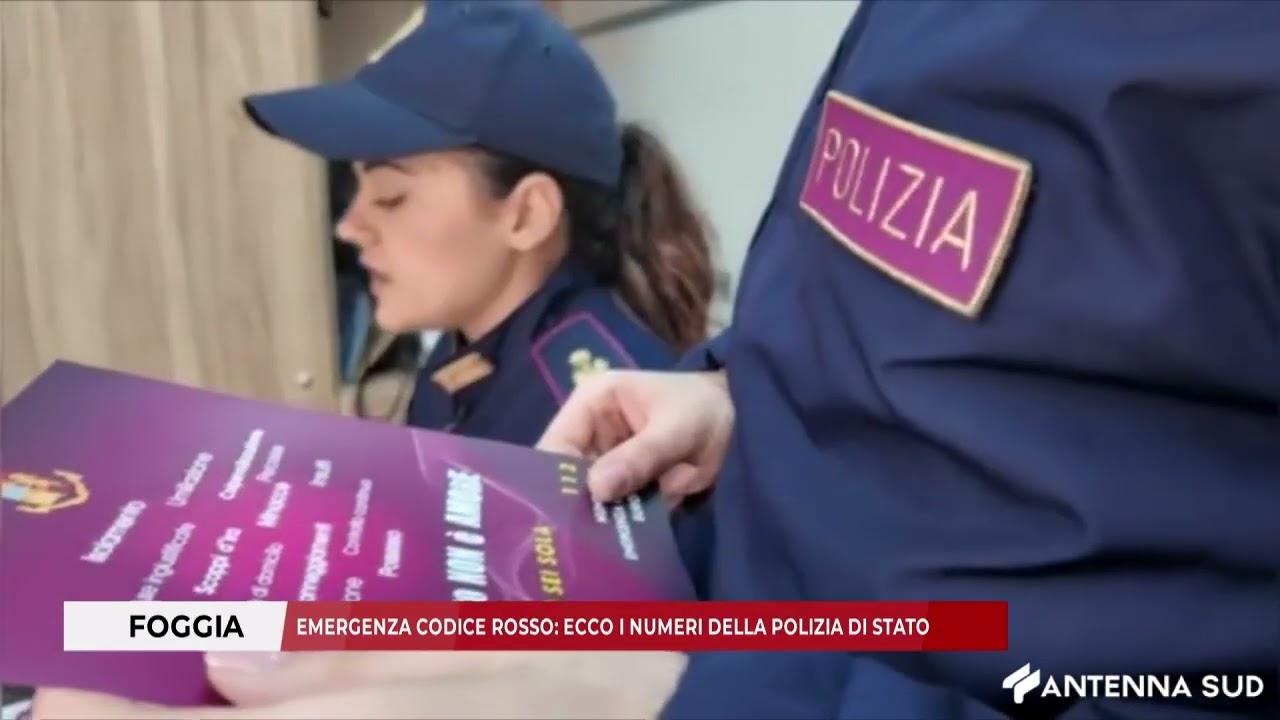 20 FEBBRAIO 2026 - FOGGIA / EMERGENZA CODICE ROSSO, ECCO I NUMERI DELLA POLIZIA DI STATO
