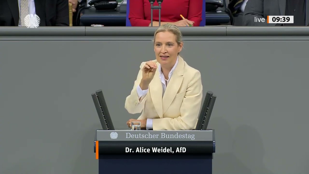 ALICE WEIDEL L&Auml;SST DIE KATZE AUS DEM SACK! 😱 &ndash; DER BUNDESTAG STEHT KOPF🔥
