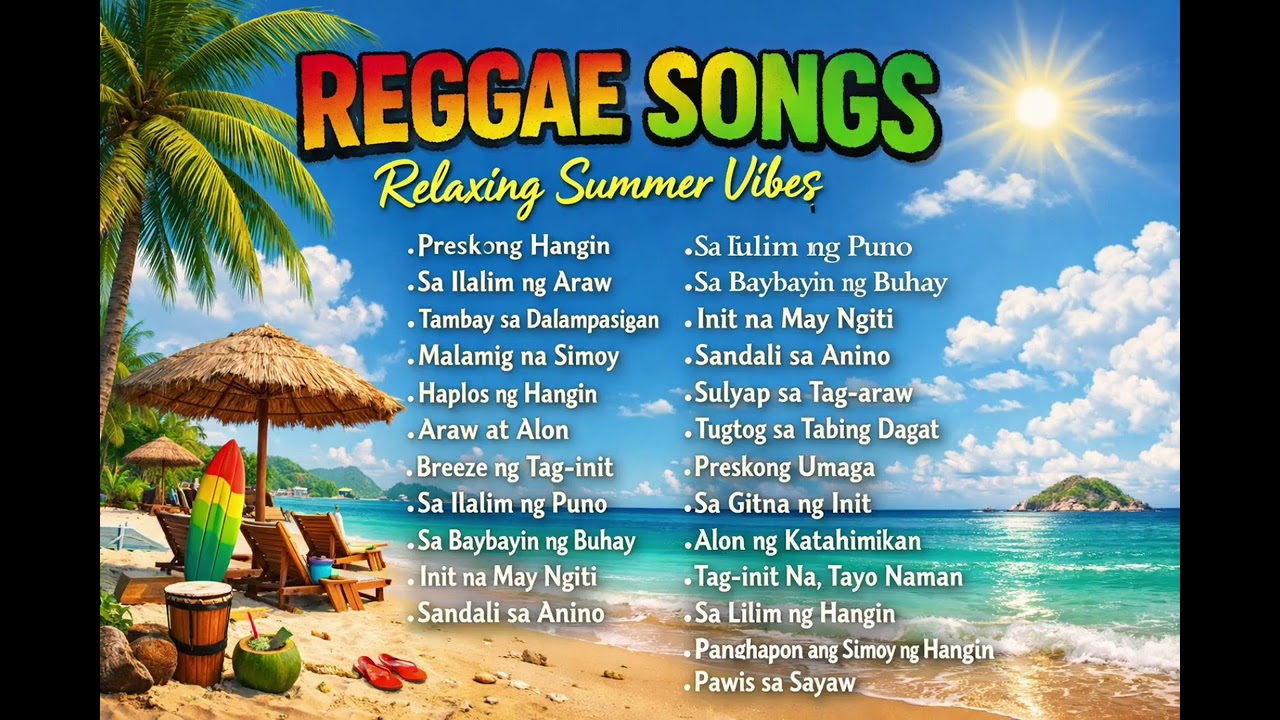 REGGAE SONGS RELAXING SUMMER VIBES @MusicfortheSouls442 