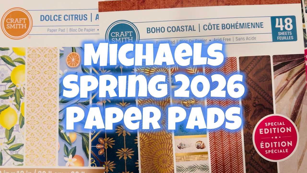 Блокноты для записей Michaels Весна 2026