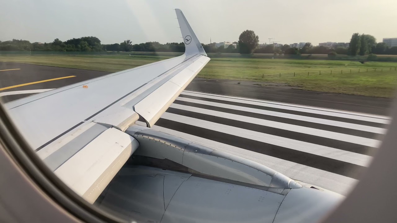 Lufthansa Airbus A320 Takeoff from Milan Linate Airport (LIN) [4K]