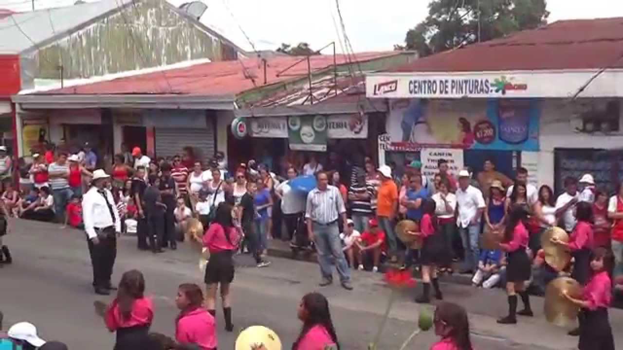 15 Setiembre 2014. Escazú centro. Banda del Liceo de Escazú.