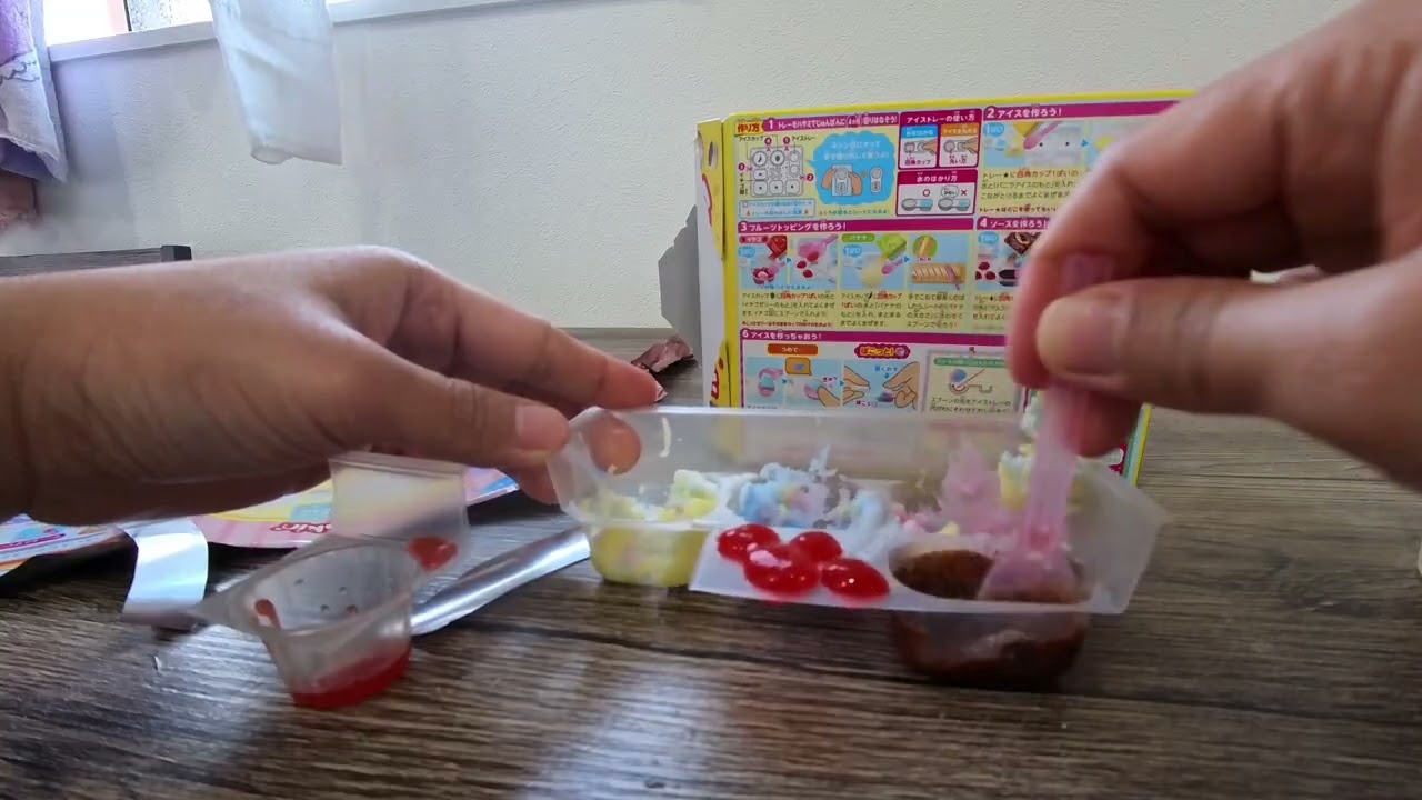 ASMR RELAXING NO SOUNDS NO TALKING Popin Cookin 楽しいアイス屋さんを作ろう