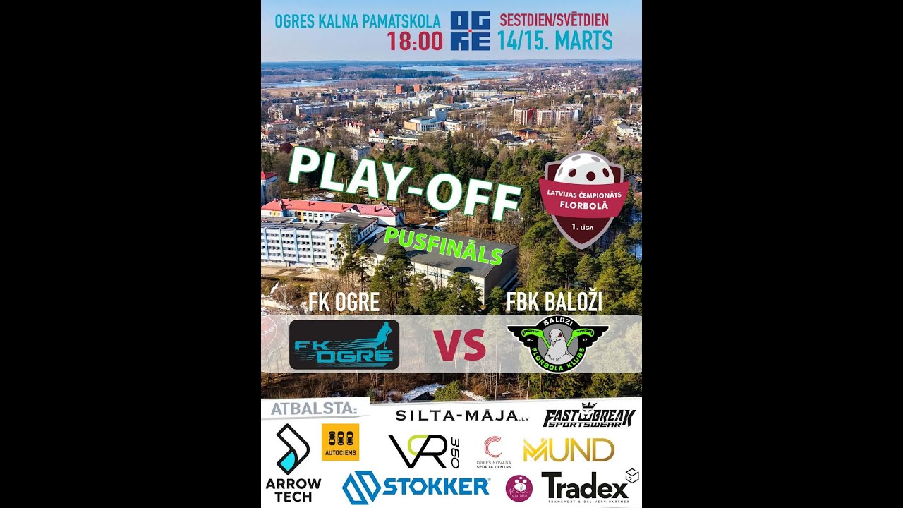FK Ogre - FBK Baloži V1 pusfināls otrā spēle 15.03.26