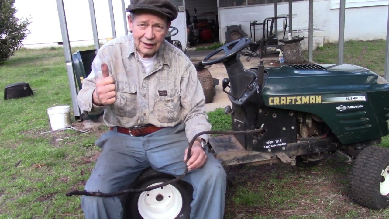 Removing Gas Tank & Line from Craftsman 19.5 HP Lawnmower