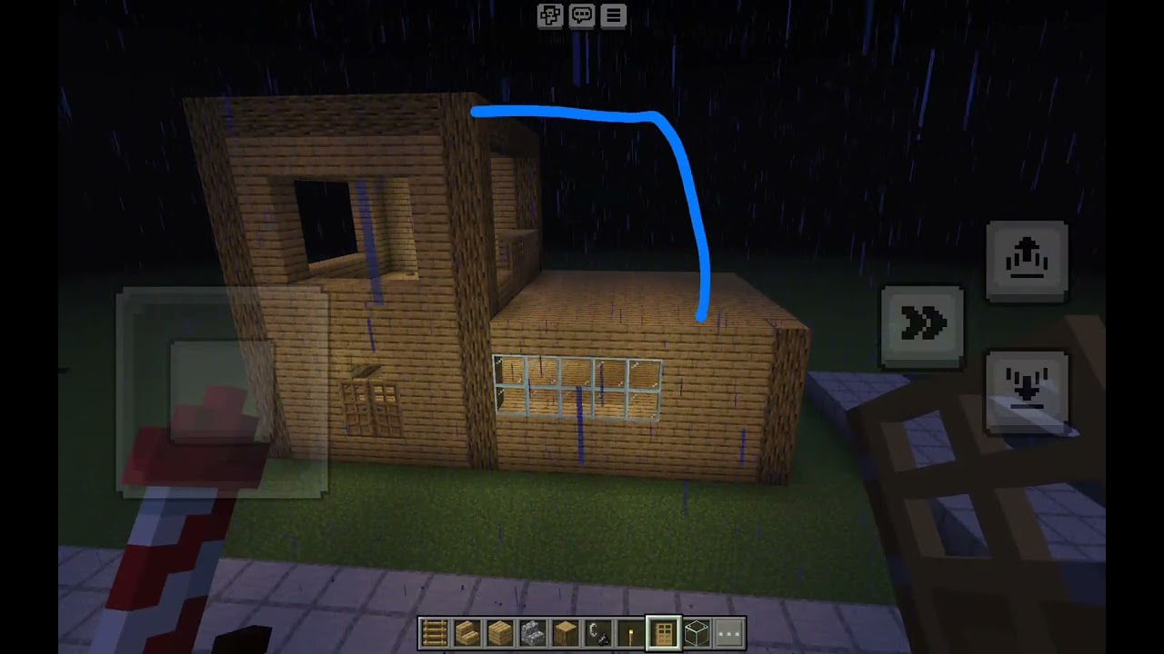 Cara membuat rumah di #minecraft