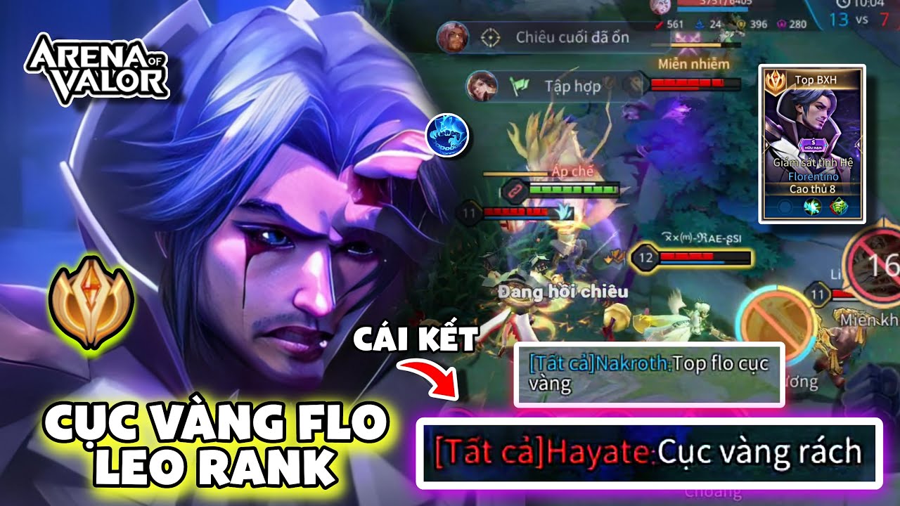 Sơn 5G Vác "CỤC VÀNG FLORENTINO VÀO RANK" Xem Phản Ứng Của Đồng Bọn Và Cái Kết || Liên Quân Mobile