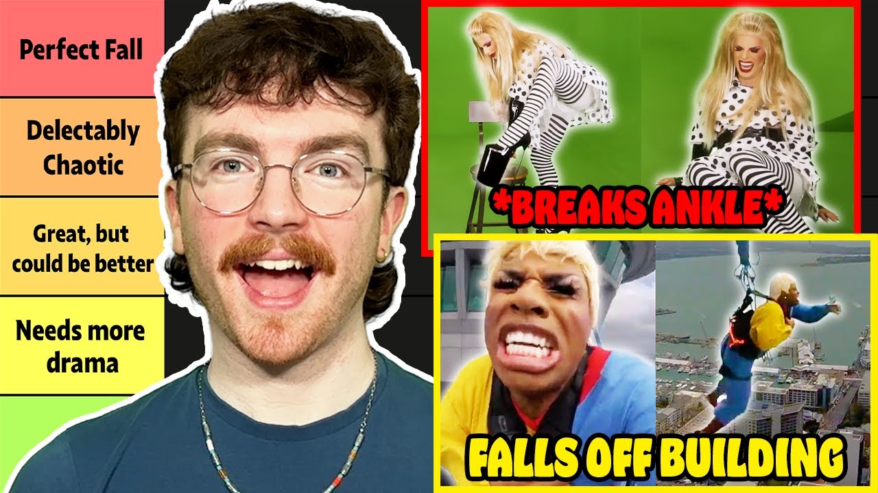 Ranking Drag Race Queens Falling Over 2.0