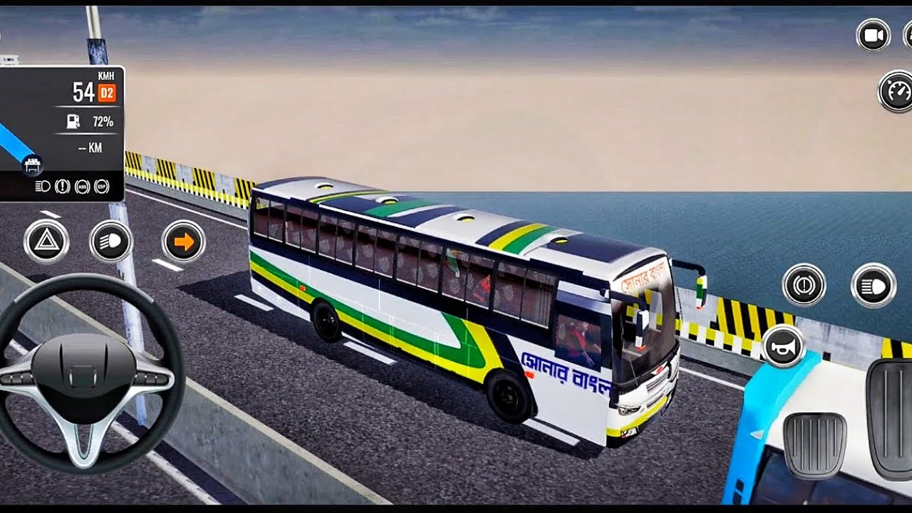 শেরপুর টু ঢাকা ✌️bahutsimulatorBangladesh👈drivingHighwaypublicroadmyvideojamunasetuসনরবাংলাবাস2026😎