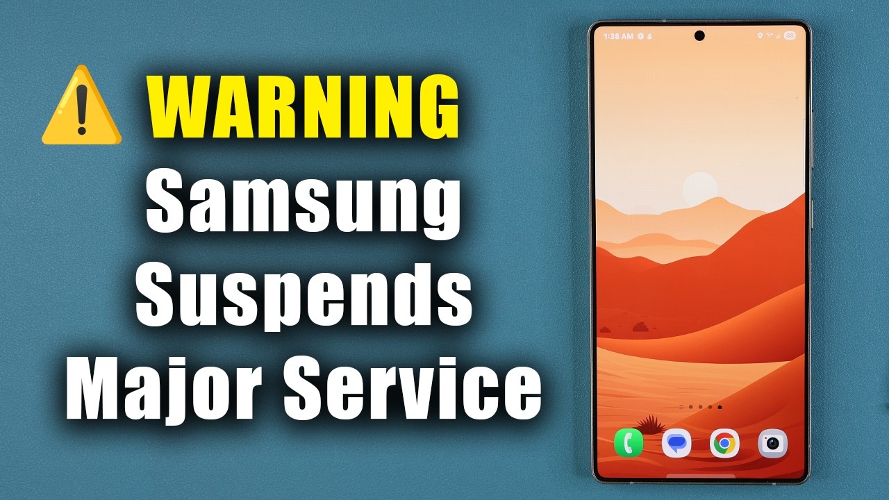 ⚠️ ВНИМАНИЕ! Samsung приостанавливает работу основных сервисов &mdash; это касается всех (сделайте это ...