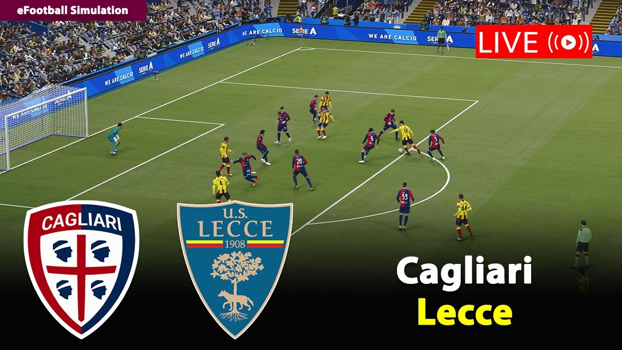 🔴In Diretta- Cagliari vs Lecce | Serie A 2025/26 | eFootball PES21 Game Simulation