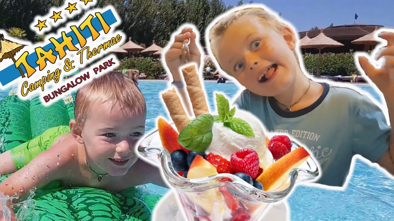 CAMPING TAHITI TERME ITALIA ep3 Vacanze Super Alex, Ristoranti Pizze Gelato Piscine Campo Golf VLOG
