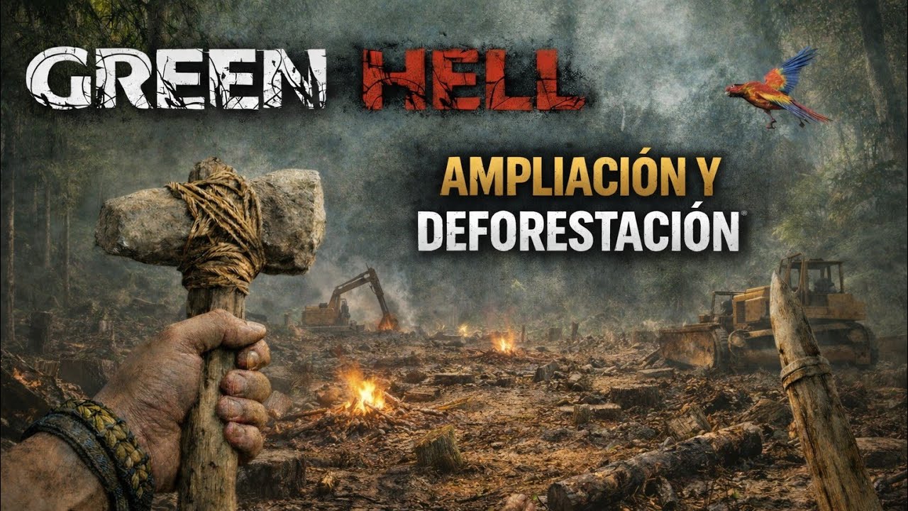 Deforetemos todo!!! - Green Hell #4 Ps4