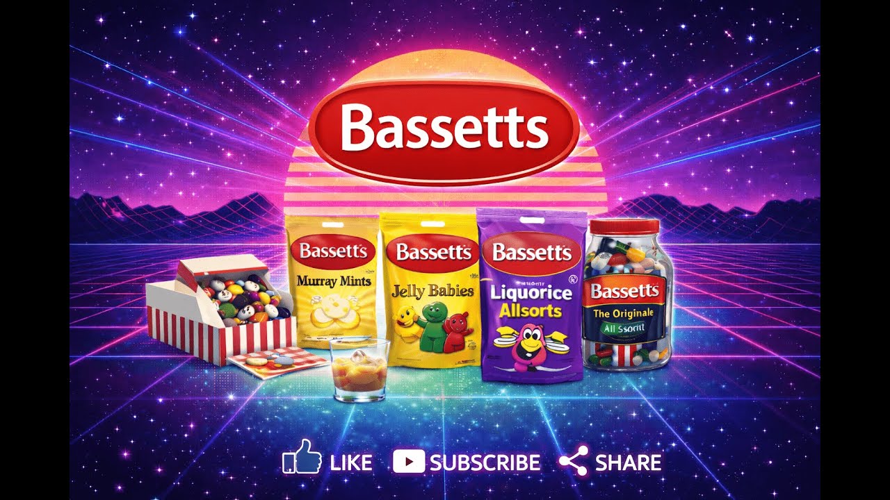 Bassetts Sweets Adverts Compilation | Classic UK TV Commercials & Retro Confectionery Nostalgia