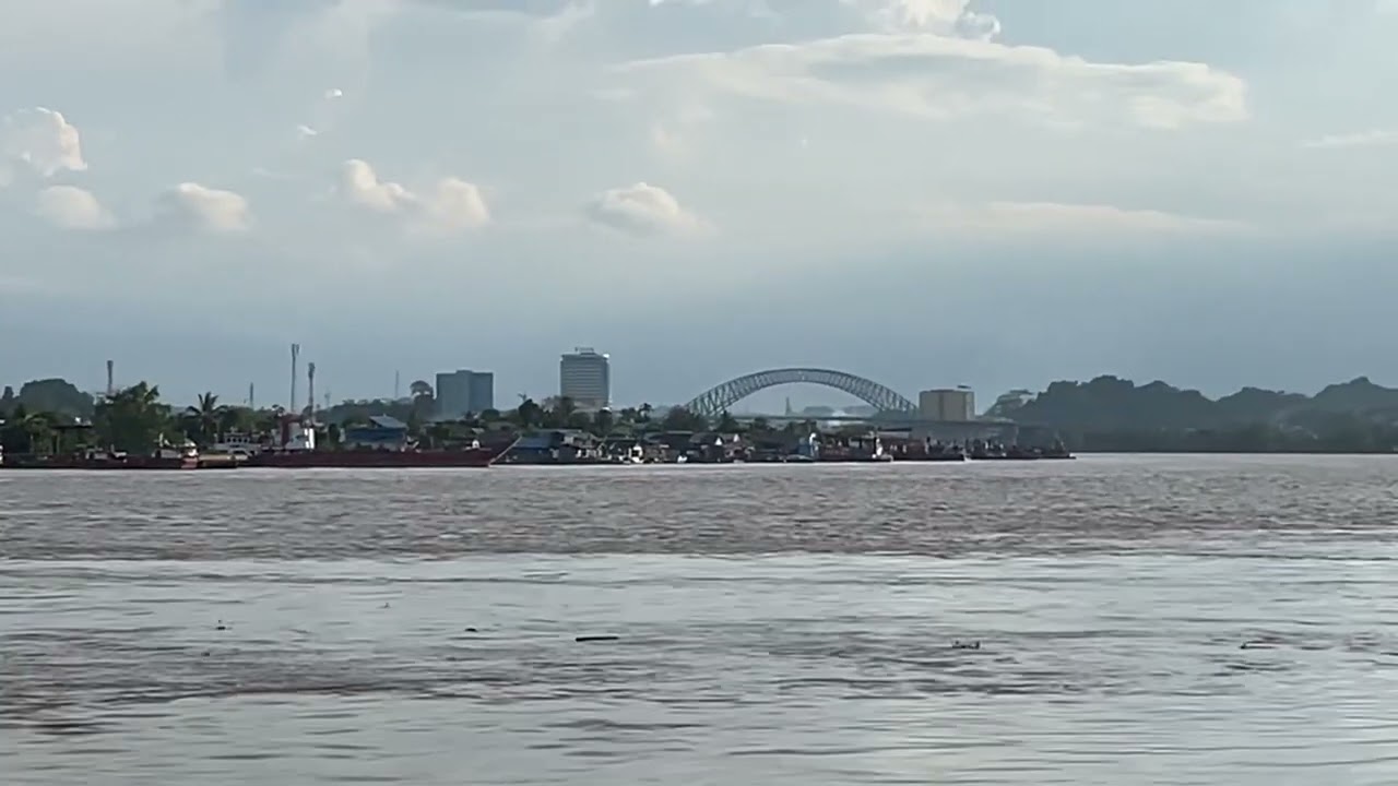 Mahakam bridge, Samarinda city,Kalimantan Timur