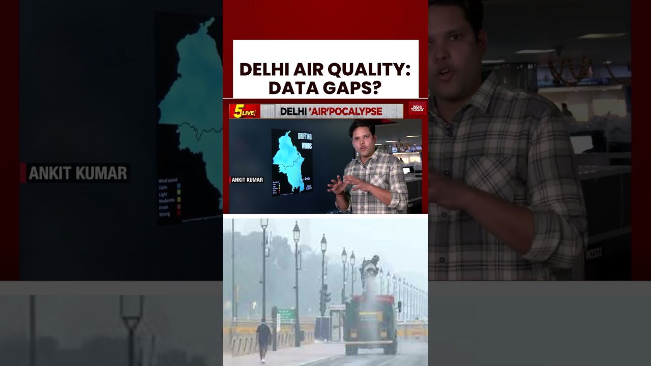 Delhi Air Quality Crisis: Missing Data Masks True Pollution Danger This Winter? #delhipollution