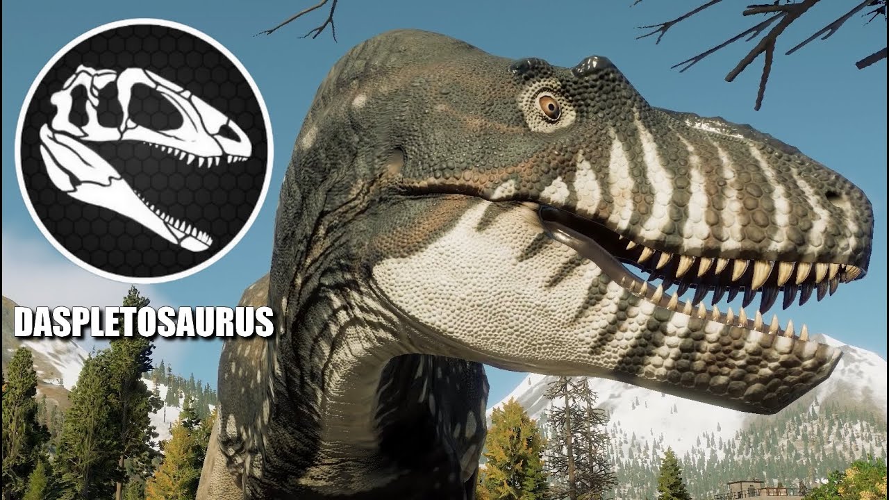 2 Daspletosaurus vs 2 Gorgosaurus - Fight & All Skins Showcase - JWE 2 Mods (4K 60FPS)