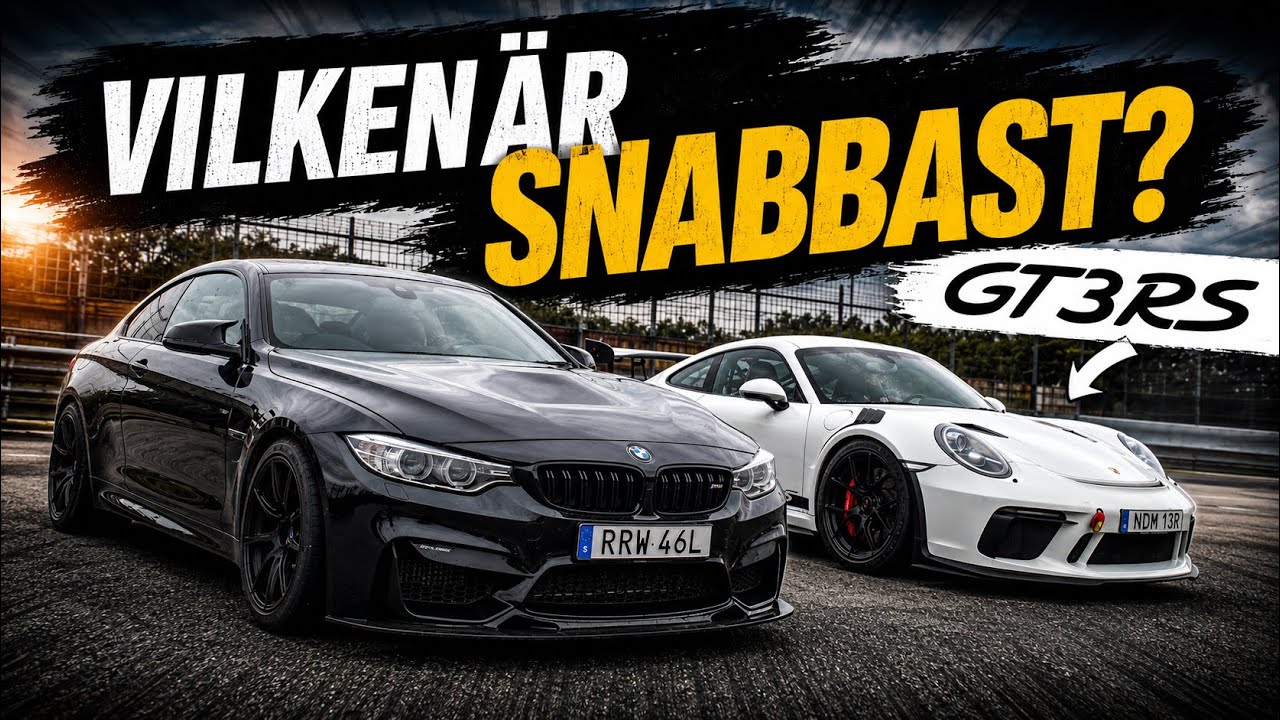 M4 eller GT3RS? Vi testar på Sturup Raceway.