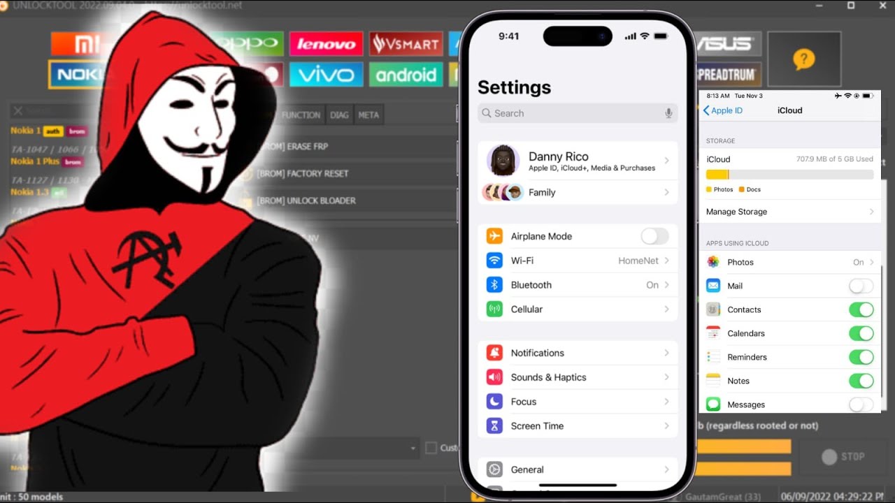 COMO QUITAR CUENTA ICLOUD DE MI IPHONE SIN LA CONTRASEÑA | OPEN MENU CON UNLOCKTOOL TODOS LOS IPHONE