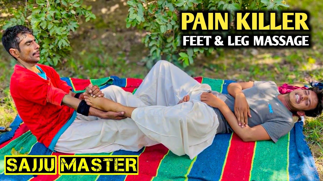 Oil Therapy for Tired Feet & Legs 💆 ASMR Massage for Deep Calm & Relief | by Sajju Master