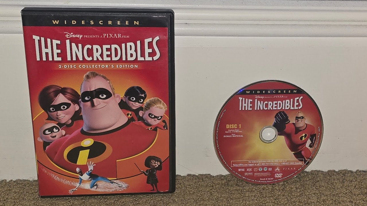 The Incredibles USA DVD Walkthrough (2005)