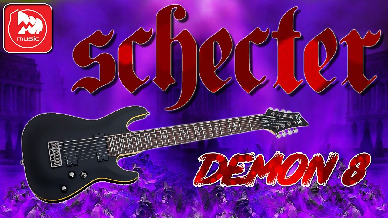8-ми струнная электрогитара SCHECTER DEMON-8 (Играем DJENT)