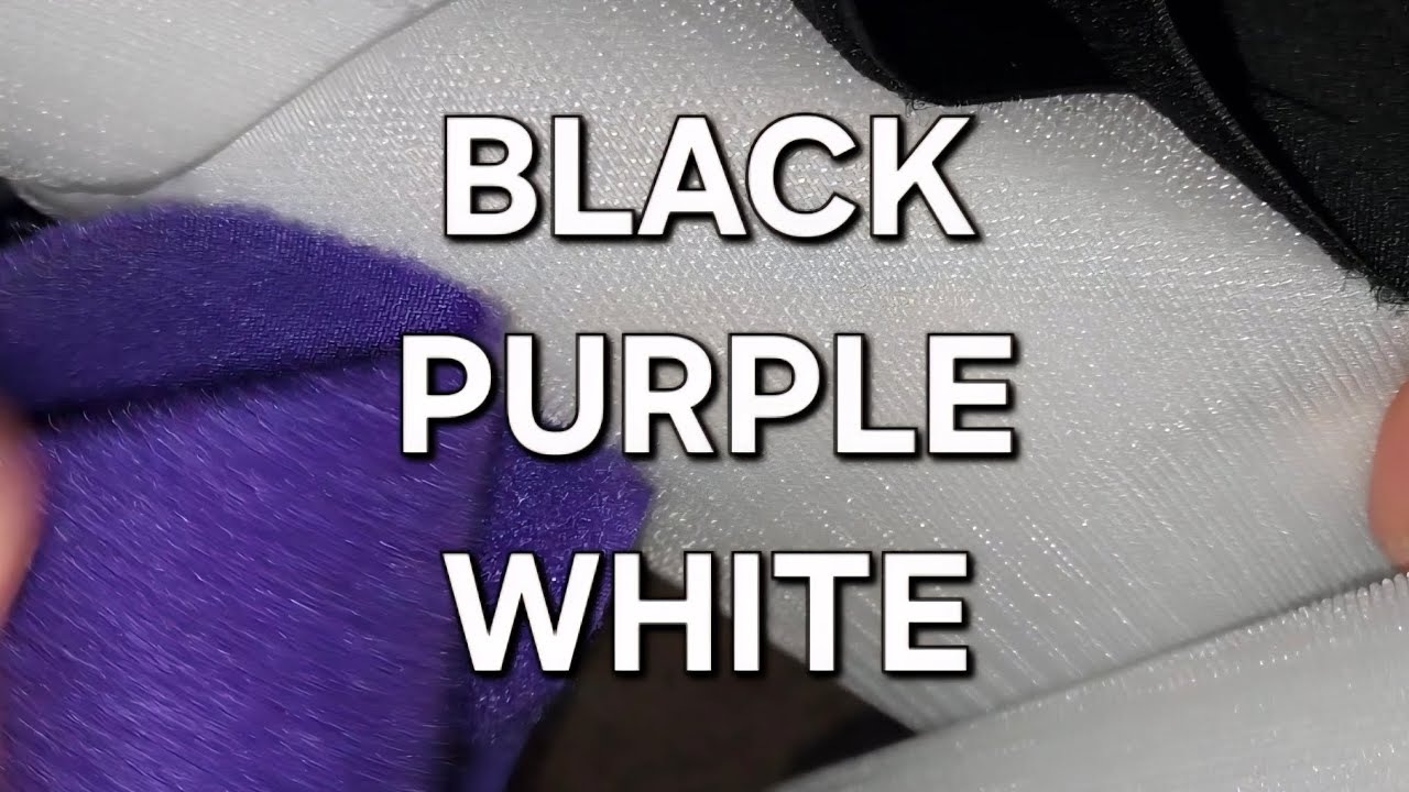 Velcro Crunch 1904 ⚫️ Black 🟣Purple ⚪️White💥💥ASMR💥💥