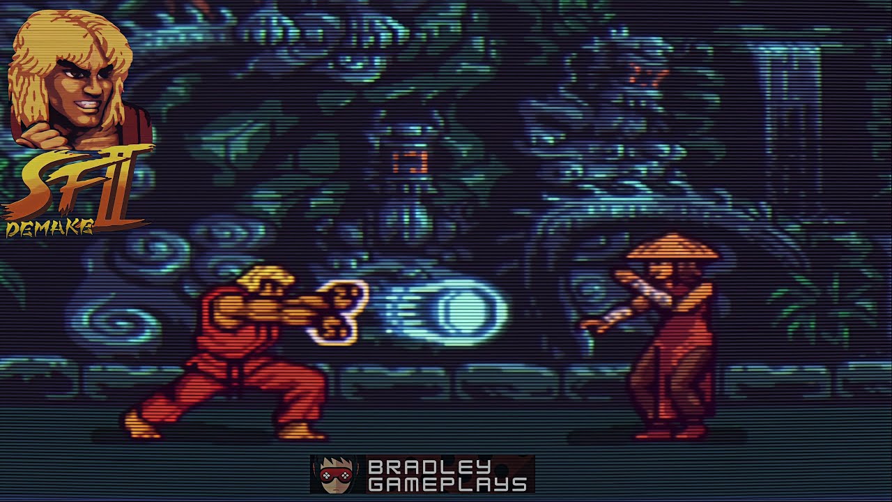 Street Fighter 2 Demake - Ken - Gameplay #sf2 #romhack