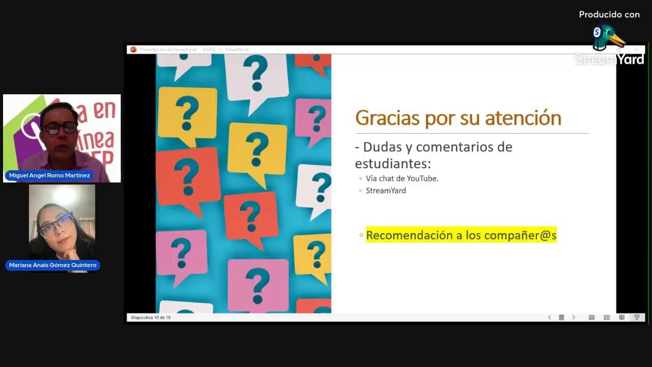 Espacio abierto para el aprendizaje Semana 2-I