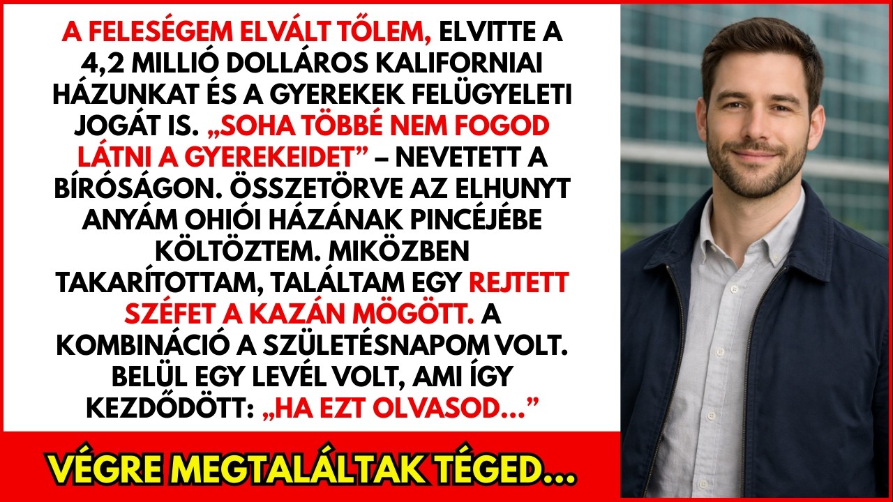 Elvesztettem a 4,2M$-os házam és a gyerekeim a bíróságon. Anyám pincéje mindent megváltoztatott