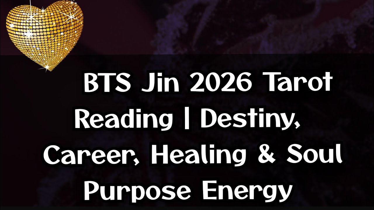 ||BTS Jin Gets a 2026 Tarot Reading for his DESTINY||❤️#bts #jin #btsjin #tarot #kpoptarot #btsarmy