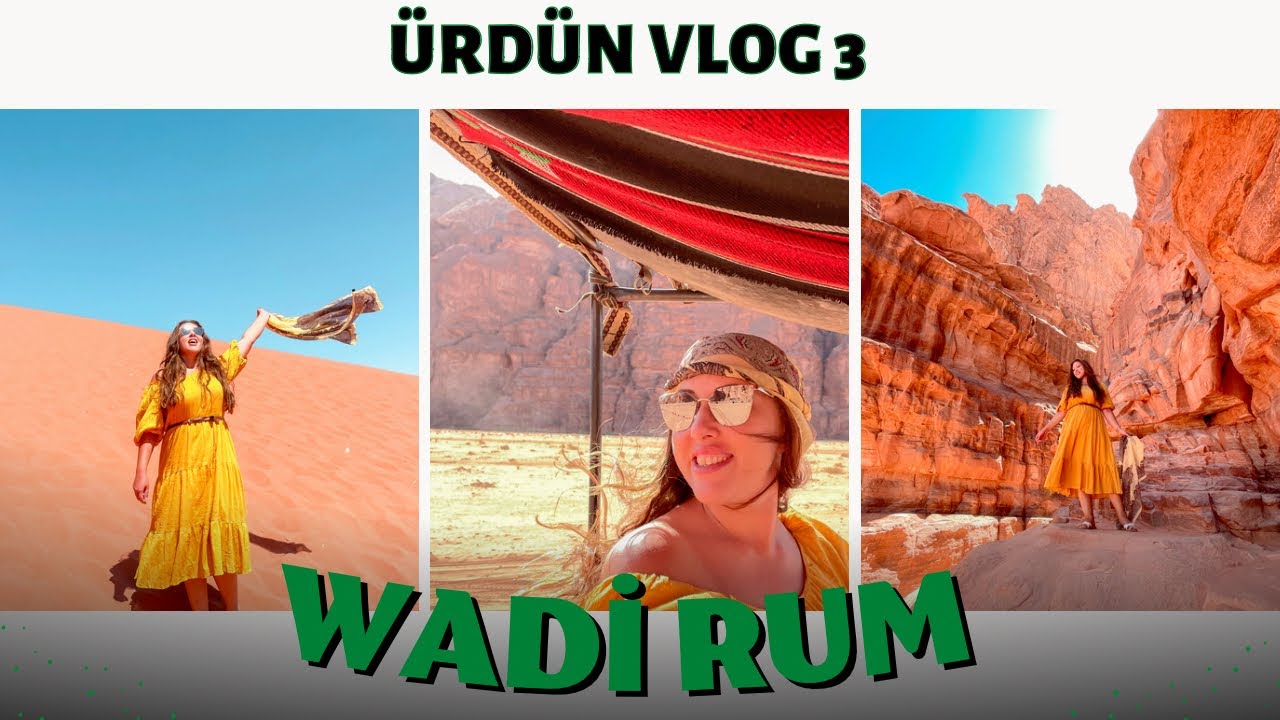 Wadi Rum: Çöllerin En Güzeli ❤️ Jeep safari turu yaptık, bedevi çadırında uyuduk