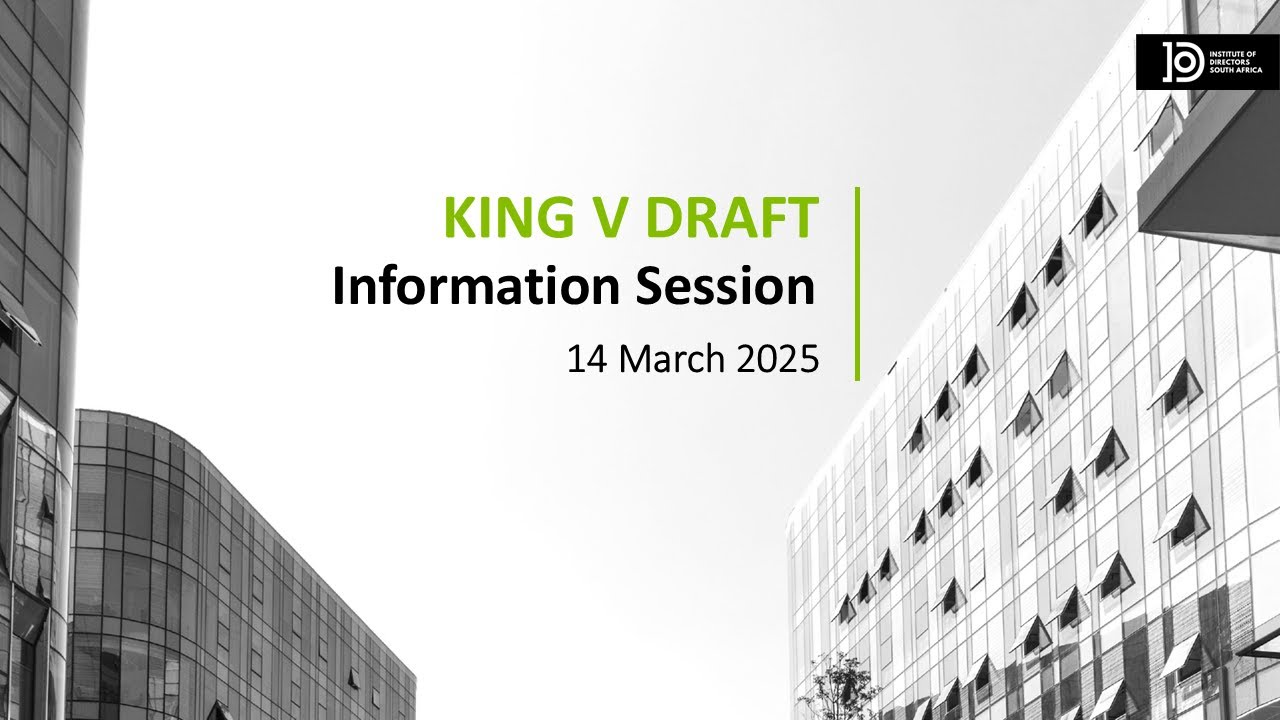 King V Draft Information Session - 14 March 2025